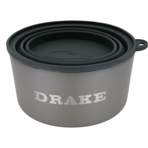 DRAKE Team Gun Dog Insulated Stainless Steel Dog Bowl with Lid (GD0072) - Drake