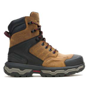 WOLVERINE Men's Alpha Infinity System 8in Composite Toe Dark Tan Work Boots (W251105)