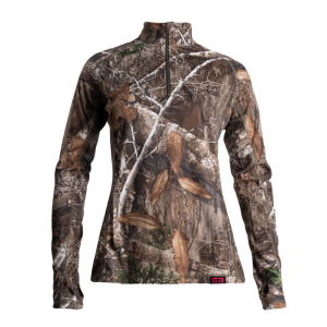 Kings Camo KINGS CAMO Women's XKG Elevation 1/4 zip Tee (XKGL5206) - $38.99 at gritroutdoors.com