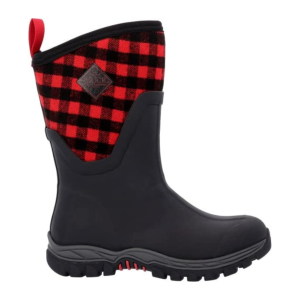MUCK BOOT COMPANY Women's Arctic Sport II Mid Black and Buffalo Plaid Boots (AS2M0PLD)