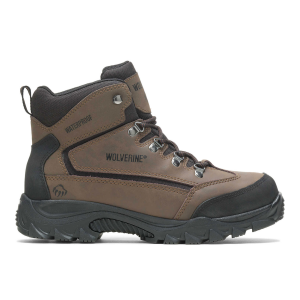 WOLVERINE Men's Spencer Waterproof Brown/Black Hiking Boots (W05103)