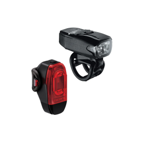 LEZYNE KTV Drive/KTV Drive+ Black/Black Pair Bike Lights (1-LED-12P-V704)