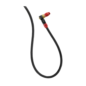 LEZYNE ABS-1 Pro Braided Pod Gloss Red Floor Pump Hose (1-BRAID-HOSE-V2ABSP)