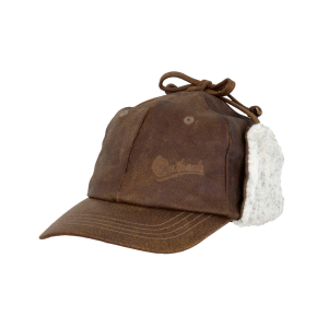 OUTBACK TRADING Mckinley Leather Brown Cap (1451-BRN) - Outback Trading