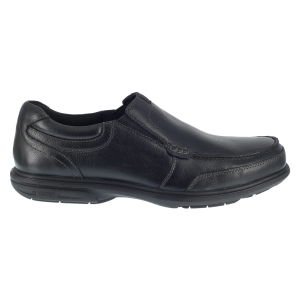 FLORSHEIM Men's Loedin FE2020 Black Steel Toe Slip-On Oxford Shoes (FE2020) - Florsheim
