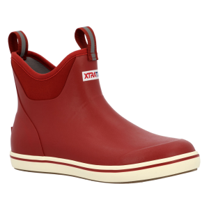 XTRATUF Men's 6in ADB Rust Red Ankle Deck Boots (XMAB602) - Xtratuf