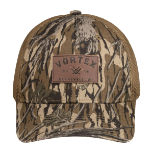 VORTEX Men's Smalltown Legacy Camo Mossy Oak Bottomland Treestand Cap (225-09-BOT)