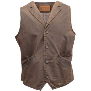 OUTBACK TRADING Arkansas Brown Vest (2835-BRN) - Outback Trading