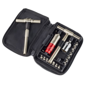 FIX IT STICKS 15-65 Inch Lbs All-in-One Torque Driver Kit with Locking Ratcheting T-Way Wrench (FISMUTK+FIIS-TWAY-LOCK)