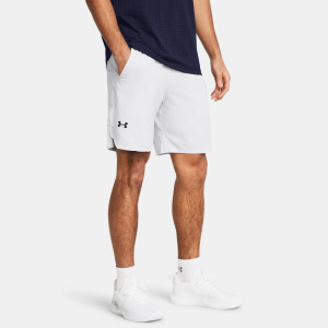 UNDER ARMOUR Men's Vanish Woven Halo Gray/Black 8in Shorts (1370382-014)