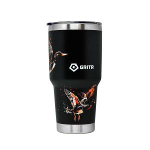 GRITR Stainless Steel Insulated Tumbler 20oz & 30oz - Travel Cup w/ Lids & Straw