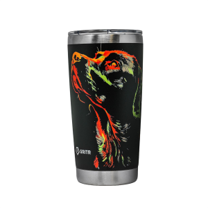 GRITR Stainless Steel Insulated Tumbler 20oz & 30oz - Travel Cup w/ Lids & Straw - Gritr