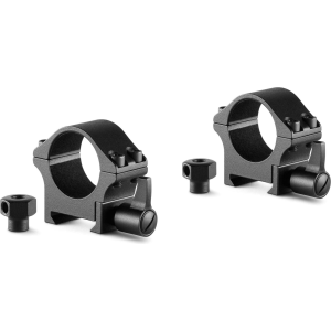 HAWKE Professional Weaver 2pc Black Steel Rings