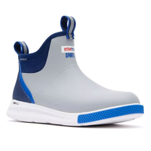 XTRATUF Men's 6in ADB Sport Tailgate Grey Ankle Deck Boots (ADSM4TP)