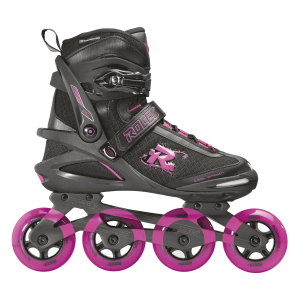 ROCES Women's Pic TIF Black/Fuchsia Inline Skates (PIC-400852-00001)