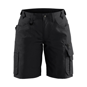 BLAKLADER Women's 7119 Black Ripstop Shorts (711913309900) - Blaklader