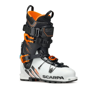 SCARPA Men's Maestrale RS White/Black/Orange Ski Boots (12056/501-WhtBlkOrg)