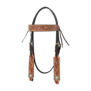 CIRCLE Y Gauge Browband Headstall (1074-10-SV) - Circle Y