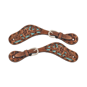 CIRCLE Y Ladies/Youth Carico Spur Straps (1071-35-SH) - Circle Y