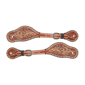 CIRCLE Y Men's Gauge Spur Straps (1074-30-SV) - Circle Y