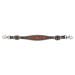 CIRCLE Y Dark Flash Arizona Flower Wither Strap (1008-45-SC) - Circle Y