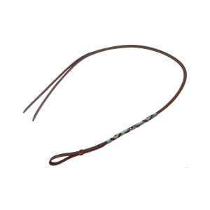 CIRCLE Y Buckskin Beaded 54in Over Under Strap (1072-54-SX) - Circle Y
