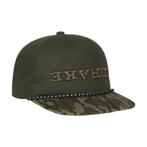 DRAKE Flatbill 2 Tone Ripstop Rope Cap (DW0201)