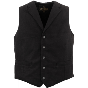 OUTBACK TRADING Mens Jessie Canvas Vest (29829)