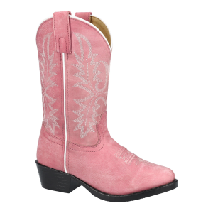 SMOKY MOUNTAIN BOOTS Youth Denver Pink Leather Western Boots (3400Y) - Smoky Mountain Boots