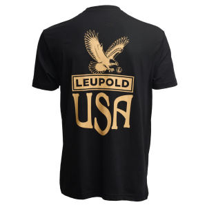 Leupold LEUPOLD Men's Eagle Badge Black Tee (186761-par) - $25.99 at gritroutdoors.com