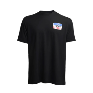 Leupold LEUPOLD Men's Flag Badge Black Tee (186470-par) - $20.99 at gritroutdoors.com