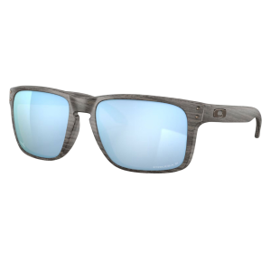 OAKLEY Holbrook XL Sunglasses with Woodgrain Frame and Prizm Deep Water Polarized Lens (OO9417-1959)