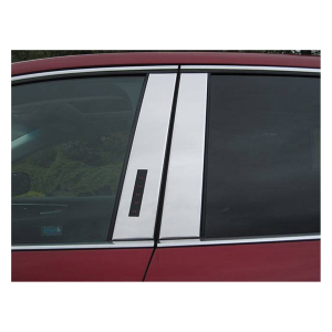 QAA 4-Piece Stainless Steel Pillar Post Trim Fits Ford Edge 2015-2024 (PP55610)
