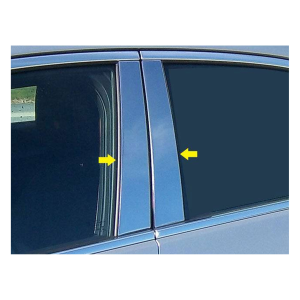 QAA 4-Piece Stainless Steel Pillar Post Trim Fits Cadillac ATS 2013-2018 (PP53235)