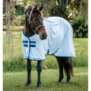HORSEWARE IRELAND Amigo Bug Rug Azure Blue/Navy & Electric Blue Fly Sheet (AFRNGQ-CBE0)