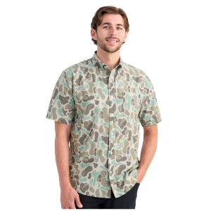 Huk HUK Men's Kona Printed Short Sleeve Shirt (H1500192) - $45.99 at gritroutdoors.com