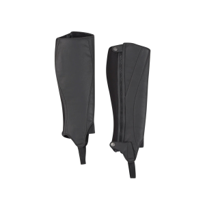 KERRITS Women's Griptek 2.0 Black Regular Horse Riding Half Chap (30448RBLK)