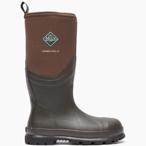 MUCK BOOT COMPANY Men's Chore Cool Steel Toe Brown Tall Boots (CSCT-STL)