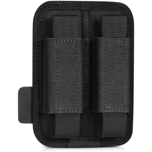 SAVIOR EQUIPMENT Full Hook Back Panel Fits 2x Double Stack / 4x Single Stack Pistol Magazines (MP-TNS-PISX2-BK)