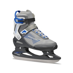 ROLLERBLADE Womens Bladerunner Igniter Silver/Blue Ice Skates (87I0G15103-HF02)