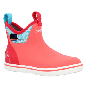 XTRATUF Women's ADB Guy Harvey 6in Coral/Sailfish Ankle Deck Boots (XWABGH40)