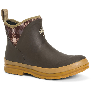 Muck Boot Company MUCK BOOT Women's Originals Brown/Plaid/Gum Ankle Boots (OAW-9PLD-BRN) - $95.00 at gritroutdoors.com