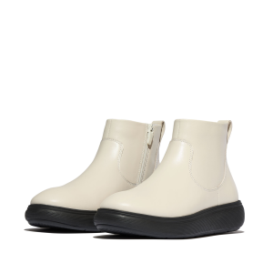 FITFLOP IQ-Comff Leather Zip Ankle Boots (E2Z)