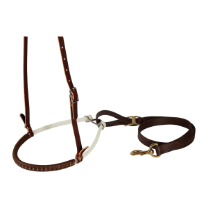 PROFESSIONAL'S CHOICE Laced Double Rope Chocolate Tie Down Set (8706-57BT)