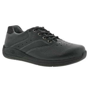 DREW Women's Tour Black Leather Casual Shoes (10857-12)