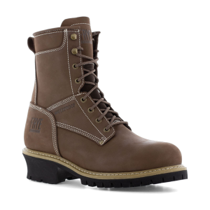 FRYE Men's Safety-Crafted 8" Waterproof Logger Work Boots (FR4020)