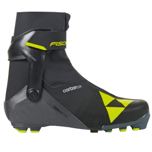 FISCHER Carbon Skiathlon DP Black/Yellow Race Boots (S18424)