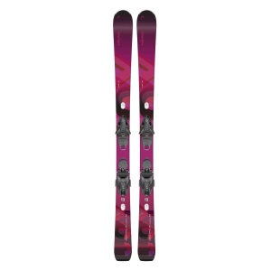 HEAD Women's e-total Joy SW with Joy 11 GW SLR Brake 90 [H] Aurora/Red Alpine Ski Set (31562502+100945)
