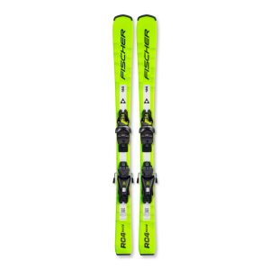 FISCHER RC4 Race JR (70-120) Junior Piste Alpine Ski Set w/ FS 4 GW CA JRS Brake 80 [I]