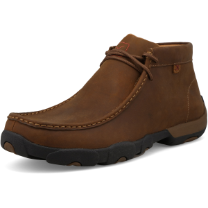 TWISTED X Men's Chukka Distressed Saddle Driving Moc (SMUMDM22)